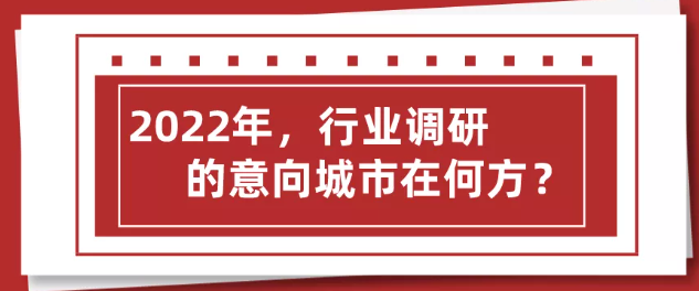 2022年 行業(yè)調(diào)研之意向城市在何方？上海展會搭建公司回答道！